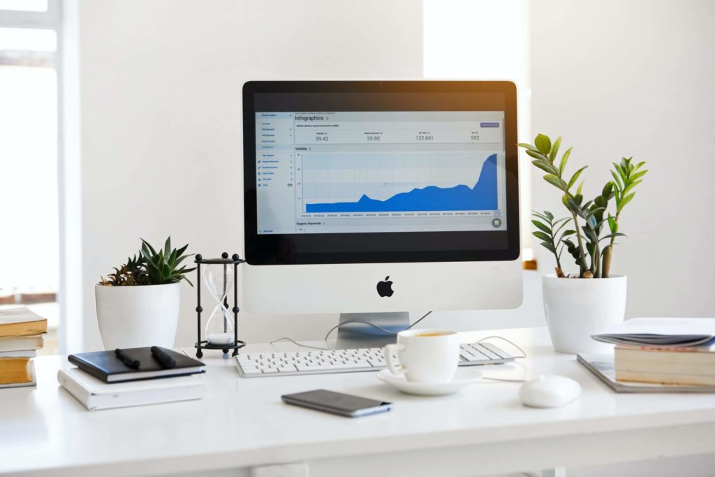 An IT dashboard on a Mac desktop.